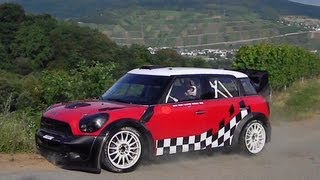 MINI WRC Test Dani Sordo Pure Sound  Rallye Deutschland 2012 [upl. by Aihsakal]