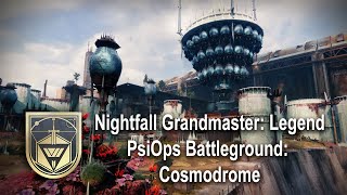 Grandmaster Nightfall PsiOps Battleground Cosmodrome  Season of the wish  Destiny 2 [upl. by Asquith]