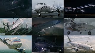 Air Crash Investigation  Season 24  All CrashLanding Animations [upl. by Guerin435]