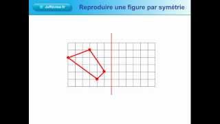 Reproduire une figure par symétrie Leçon de géométrie pour le CE1 CE2 CM1 CM2 [upl. by Aiket29]