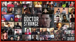 DOCTOR STRANGE Official Trailer 2 MEGA Reactions Mashup 50 People [upl. by Eniroc]