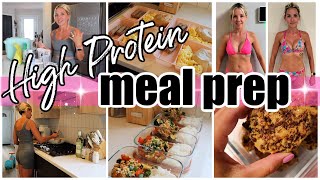 HIGH PROTEIN MEAL PREP DELICIOUS EASY GLUTEN FREE MEAL PREP TIFFANI BEASTON HOMEMAKING 2024 [upl. by Arihay]