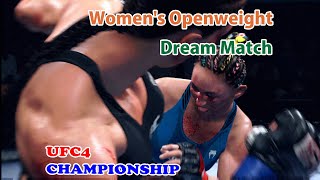 【UFC  Open weight】CARLA ESPARZA vs JOANNA JEDRZEJCZYK【EA SPORTS UFC4】 [upl. by Ahseal20]