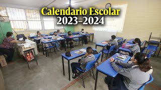 Calendario Escolar 20232024 estas son las fechas de interés que debes conocer [upl. by Fairman]