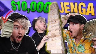 10000 GAME OF LIFESIZED JENGA 7 FOOT BOARD GAME [upl. by Eelarual]