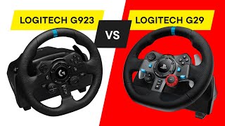 Logitech G923 VS Logitech G29 СРАВНИТЕЛЬНЫЙ ОБЗОР ИГРОВЫХ РУЛЕЙ [upl. by Aicilak877]