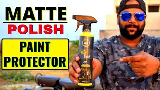 MATTE Paint Protector POLISH For Royal Enfield amp Other Bikes [upl. by Stclair]