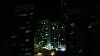 Night view of Dubai buildings shortfeed shortvirl ytshorts youtubeshorts reels dubaitravelguid [upl. by Anaibib123]