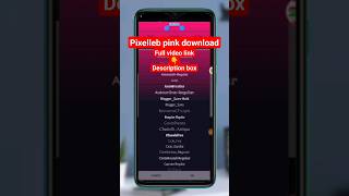 Pixelleb pink download viral trendingshorts viralshorts [upl. by Nilecoj]