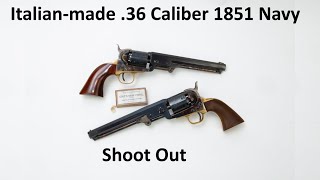 Italian made 1851 Navy revolver shoot out [upl. by Stine]