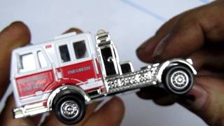 Matchbox Mega Ton Fire Truck review [upl. by Morez]