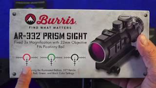 Burris AR332 3x Prism Sight Review [upl. by Yeclehc]