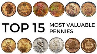 Top 15 Most Valuable Pennies [upl. by Ellenehs]