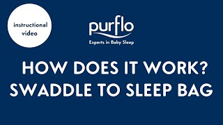 The NEW Purflo Swaddle to Sleep bag [upl. by Cammie]