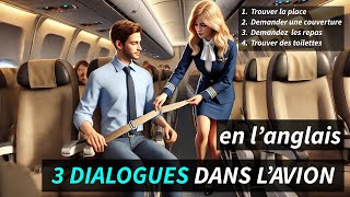 3 DIALOGUES DANS L’AVION en l’anglais [upl. by Giacomo]