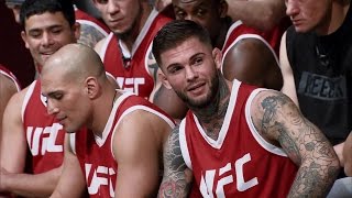 Garbrandt and Dillashaw engage in war of words during weighins  THE ULTIMATE FIGHTER [upl. by Mckeon]