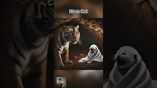 The tiger ate the kitten family poorcat cutecat [upl. by Janyte]