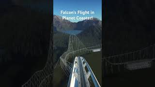 Falcons Flight in Planet Coaster rollercoaster gaming planetcoaster [upl. by Afaw778]