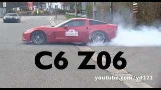 Corvette C6 Z06  Crazy drifts donuts burnout [upl. by Melisandra]