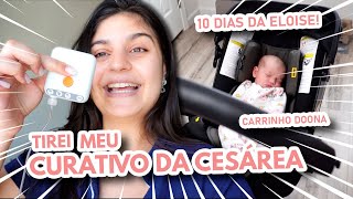 ROTINA PÓSCESÁREA Retirando o Curativo e Noites de Sono com RecémNascida 👶🌙✨ [upl. by Apoor587]