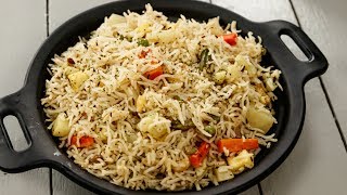 खुला खुला पुलाव की आसन रेसिपी  veg pulav restaurant style pulao recipe  cookingshooking [upl. by Epolulot650]