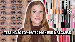 I Tried 30 Top Rated High End Mascara So You Dont Have To The Ultimate Mascara Showdown [upl. by Seluj582]