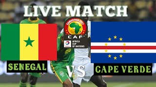 SENEGAL VS CAPE VERDE  AFCON 2022 LIVE MATCH  CAFTV  SENEGAL CAPEVERDESENVSCAV [upl. by Ahsiele]