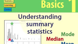 Summary statistics Mean Median Mode  what they are and which one to use [upl. by Angele]