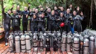 Making of the first Cave Diving Flash Mob  Bonus Material [upl. by Nylia973]