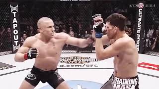 Georges St Pierre vs Nick Diaz Highlights [upl. by Yzmar]