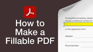 How to Make a Fillable PDF Form in Adobe Acrobat Pro [upl. by Bore]