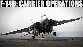 F14B Tomcat Carrier Taxi Take Off amp CASE I 1 Landing Tutorial  DCS WORLD [upl. by Jasper339]