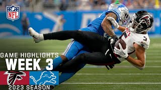 Atlanta Falcons vs Detroit Lions Game Highlights  NFL 2023 Week 3 [upl. by Anilra]