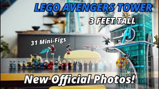 LEGO Avengers Tower 2023 Everything New [upl. by Sidney]