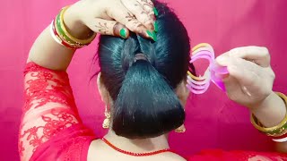 मिनटों में बनने वाली Best Juda Bun Hairstyle बनाएं अनोखा तरीके से [upl. by Melisent240]