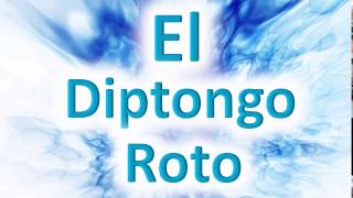 El Diptongo Roto o Hiato Ejemplos  Descripción completa  Learn Spanish [upl. by Etiam307]