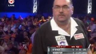 Mark Webster vs Tony OShea Part 3  2007 International Dart League  Semi Finals [upl. by Bowe]