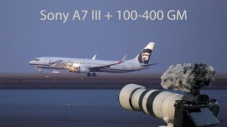 4K Plane Spotting With Sony A7 III Mindblowing Low Light Performance [upl. by Nima]