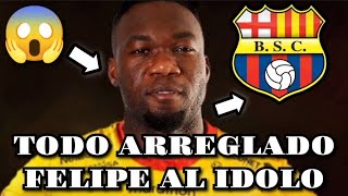 FELIPE CAICEDO ES NUEVO JUGADOR DE BARCELONA SC TODO ARREGLADO PODRIA VENIR EN LA NOCHE AMARILLA [upl. by Hines143]