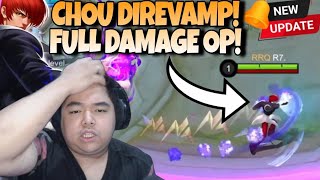 CHOU REVAMP  JADI IMBA GINI COK  BUILD FULL DAMAGE SAKIT BANGET  MLBB [upl. by Atirehgram]