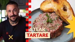 STEAK TARTARE EM 15 MINUTOS  Léo Abreu [upl. by Tower]