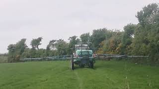 Ford 7000 and Berthoud Sprayer  Spraying 2020 [upl. by Rramal]