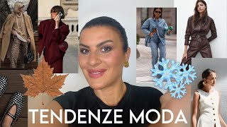 TENDENZE MODA AUTUNNO INVERNO 202425 [upl. by Eahsal439]