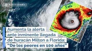 Aumenta la alerta ante inminente llegada de huracán Milton a Florida [upl. by Alyakam388]