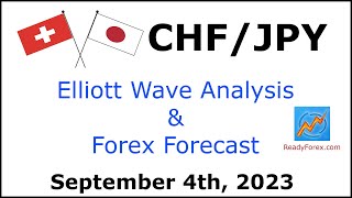 CHF JPY Elliott Wave Analysis  Forex Forecast  September 4 2023  CHFJPY Analysis Today [upl. by Laeno]