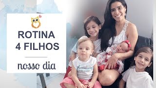 UM DIA NA VIDA DE UMA MÃE DE QUATRO 1  DUAS CRIANÇAS E DOIS BEBÊS  Gemelares [upl. by Earesed458]