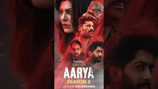 AARYA SEASON 2 poster  AARYA SEASON 2 bgm music thriller [upl. by Hebbe]