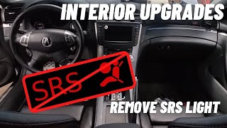 How to remove the quotSRSquot light in a HondaAcura  Corbeau RRX seat install [upl. by Nnairret]