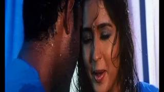 Remixed Rain Song  Hot Gajala in Mega Star Chirus Song [upl. by Emerald]