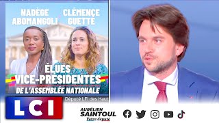 ❌ Ne pas serrer la main au RN cest pratiquer les gestes barrières  Aurélien Saintoul sur LCI [upl. by Hallette]